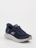 Skechers – Walking-Sneaker aus Textil blau