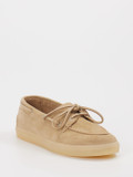 Copenhagen – Bootsschuh aus Veloursleder beige