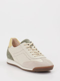 Gabor – Sneaker aus Veloursleder Cremeweiß