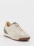 Gabor – Sneaker aus Veloursleder Cremeweiß