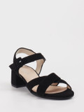 Gabor Comfort – Sandalette aus Veloursleder Schwarz