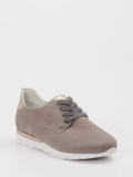 Semler – Sneaker aus Veloursleder Beige