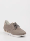 Semler – Sneaker aus Veloursleder Beige