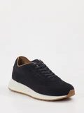 Boss - Sneaker aus Veloursleder in blau