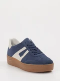 Semler - Sneaker Kristin aus Velour/Leder in blau