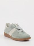 Semler – Sneaker aus Velour/Leder grün
