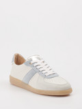 Konstantin Starke – Sneaker aus Velours/Leder weiß