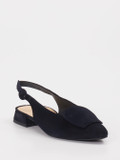 Paul Green – Slingpumps aus Veloursleder Blau