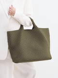 Marrea – Shopper aus Textil Olivgrün