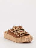 Konstantin Starke – Pantolette aus Veloursleder braun