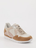 Semler – Sneaker aus Veloursleder beige