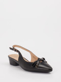Di Lauro – Slingback-Pumps aus Kalbleder Schwarz