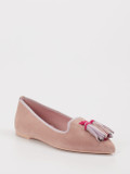 Pretty Ballerinas – Ballerinas aus Veloursleder Rosa