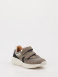 Bisgaard – Klett-Sneaker aus Nubukleder Grau