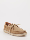 Verbenas – Schnürschuhe aus Leder beige