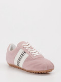 Bikkembergs – Sneaker aus Veloursleder Altrosa