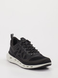 Ecco – Sneaker aus Textil schwarz