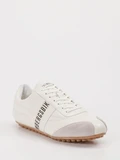 Bikkembergs - Sneaker aus Velour/Leder in weiß