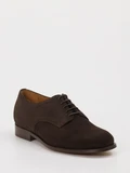 Giano - Schnürschuh aus Veloursleder in braun