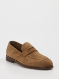 Henderson – Penny Loafer aus Veloursleder braun