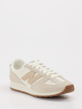 New Balance – Sneaker aus Textil weiß Gumsohle