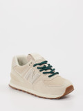 New Balance – Sneaker aus Veloursleder Beige
