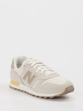 New Balance – Sneaker aus Velour/Textil beige