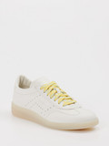 Santoni – Sneaker aus Kalbleder weiß