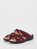 Finn Comfort – Pantolette aus Nubukleder Pink