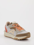 Allrounder – Sneaker aus Velour/Textil Beige