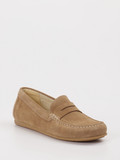 Sioux – Loafer aus Veloursleder Beige