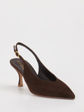Konstantin Starke – Slingback-Pumps aus Veloursleder