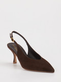 Konstantin Starke – Slingback-Pumps aus Veloursleder