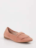 Andrea Puccini – Loafer aus Veloursleder Rosa