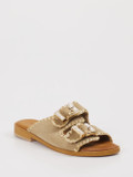 Konstantin Starke – Pantolette aus Leder Beige