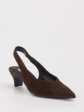 Gant – Slingback-Pumps aus Veloursleder Braun