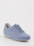 Semler – Sneaker aus Veloursleder taubenblau