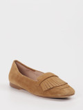 Andrea Puccini – Loafer aus Veloursleder Camel