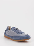Zago x Zumnorde – Sneaker aus Velour/Textil blau