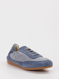 Zago x Zumnorde – Sneaker aus Velour/Textil blau