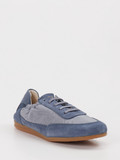 Zago x Zumnorde – Sneaker aus Velour/Textil blau