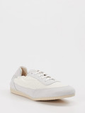 Zago x Zumnorde – Sneaker aus Velour/Textil weiß