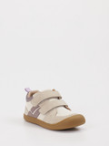 Vadolino – Lauflernschuhe aus Veloursleder Creme