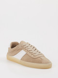 Copenhagen – Low-Top Sneaker aus Veloursleder Beige