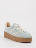 Gant – Sneaker aus Velour/Leder Mint mit Gumsohle