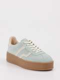Gant – Sneaker aus Velour/Leder Mint mit Gumsohle