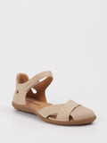 Josef Seibel – Sandalette aus Nubukleder Beige