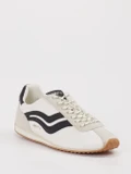 MRP – Sneaker aus Veloursleder Textil weiß
