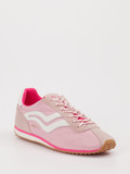 MRP – Sneaker aus Veloursleder Textil Hellrosa