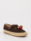 Andrea Puccini – Bootsschuh aus Veloursleder braun